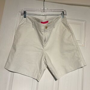 Lilly Pulitzer Resort White 7” Women's Flat Front Shorts